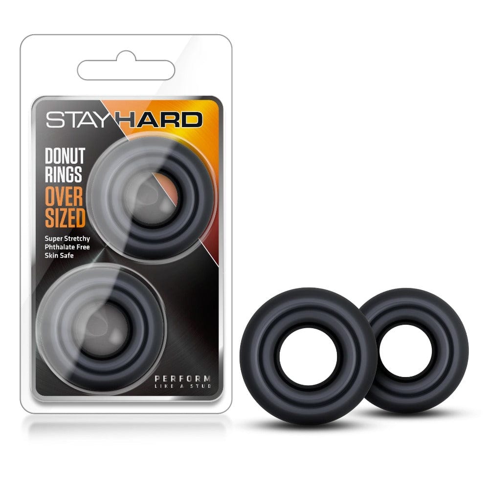 Blush Stay Hard Oversized Donut C Ring -Black