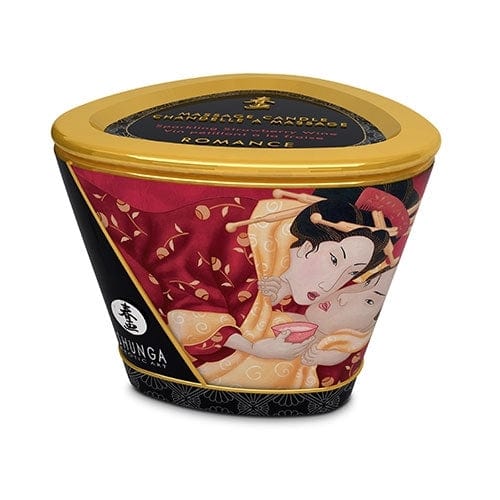 Shunga Massage Candles Shunga Sensual Massage Candle Sparkling Strawberry Wine
