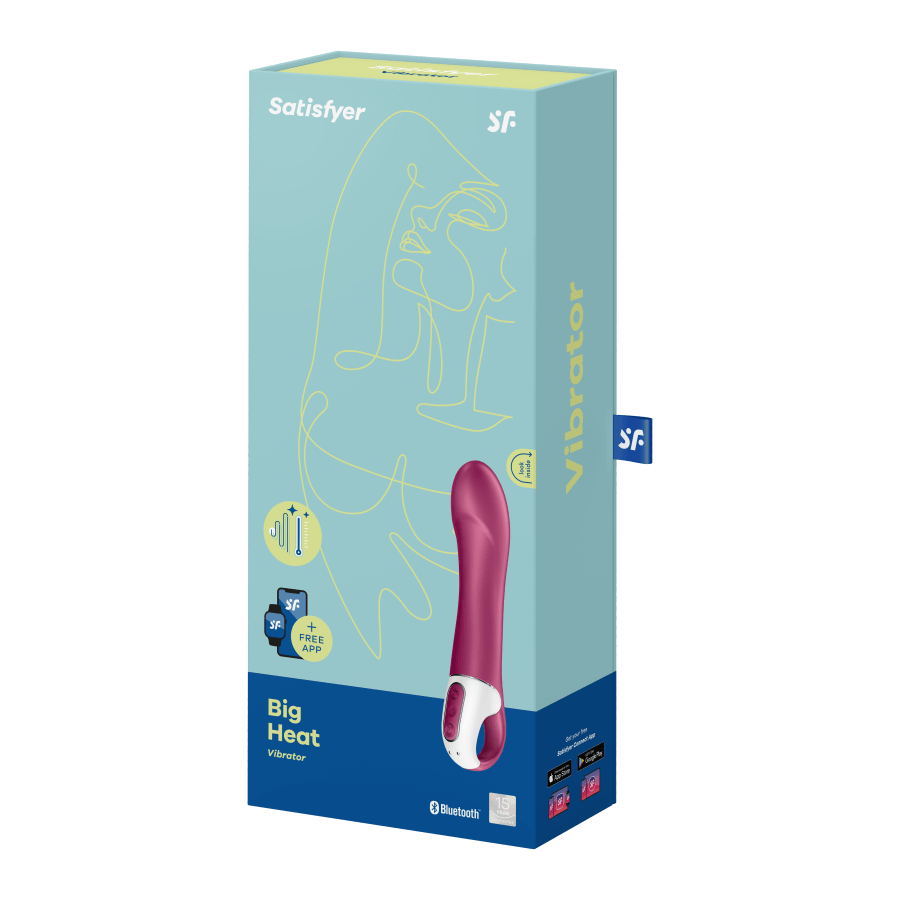Vibromasseur Satisfyer Big Heat | Vibrateur chauffant | XOXTOYS Vibromasseur Satisfyer Big Heat | Vibrateur chauffant | XOXTOYS