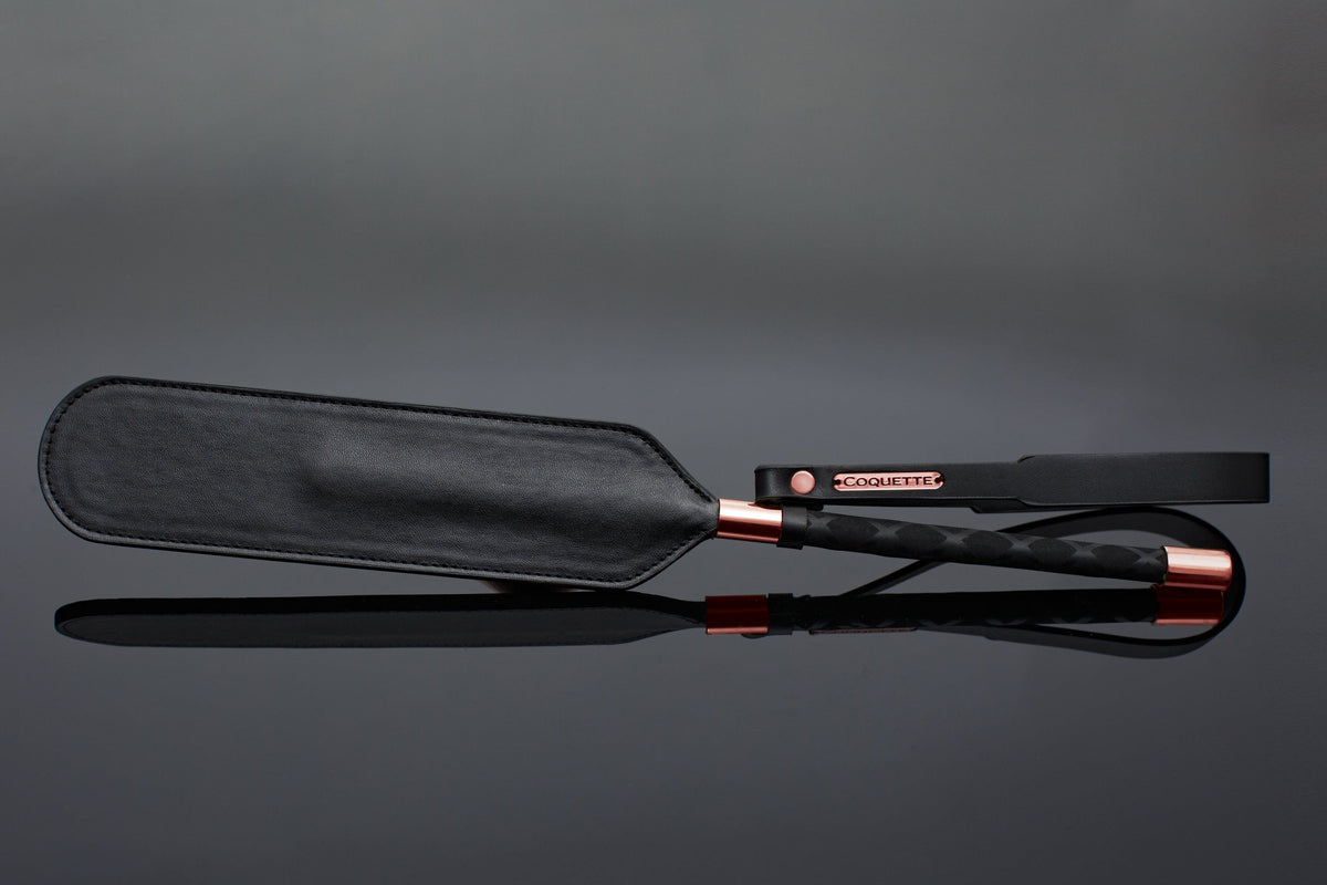 Coquette MISC ACCS Coquette Vegan Leather Black Paddle