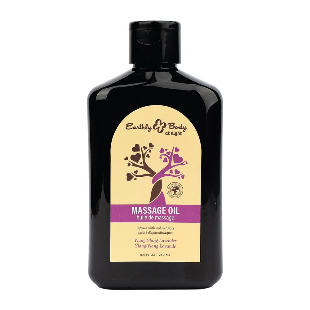 Earthly Body Lubes & Lotions 8.4oz Earthly Body Ylang Ylang Lavender Aphrodisiac Massage Oil