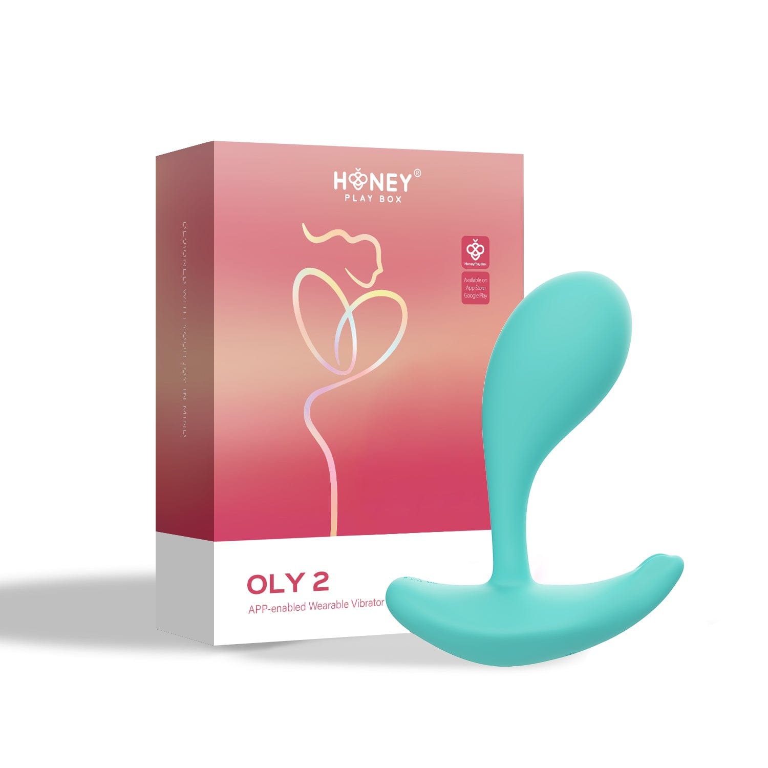 Honey Play Box Oly 2 Vibromasseur portable contrôlé par application |  Vibrateurs