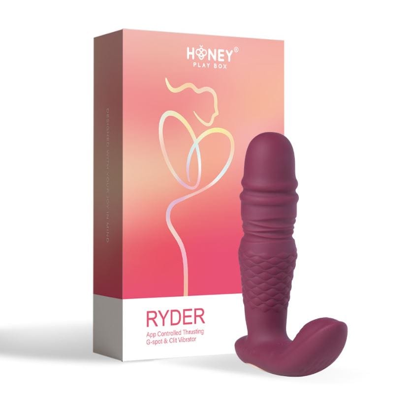 Honey Play Box Ryder Vibromasseur pour point G et clitoris contrôlé par  application | Vibrateur