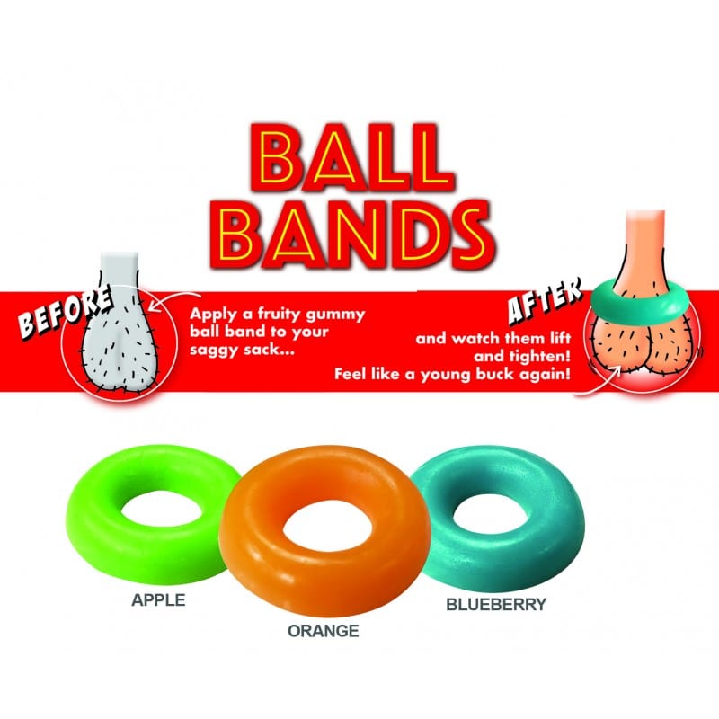 Hott Products Ball Bands (Gummy Cock Rings)