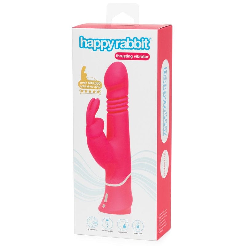 Vibromasseur réaliste à poussée Happy Rabbit | Vibrateur
