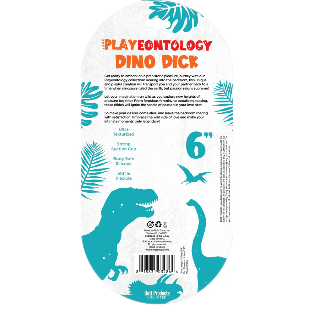 Hott Products Dildo Hott Products Playeontology Dino Dick Dildo