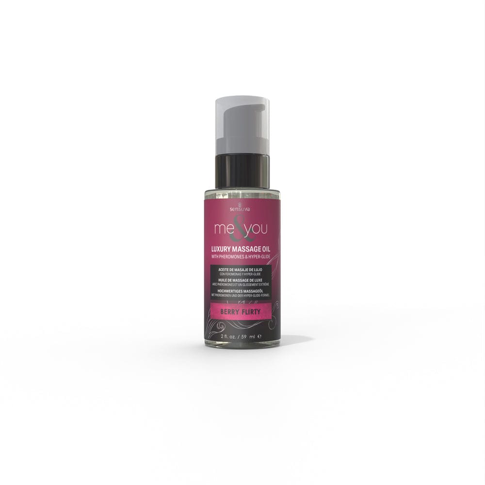 Sensuva Me & You Massage Oil - Berry Flirty