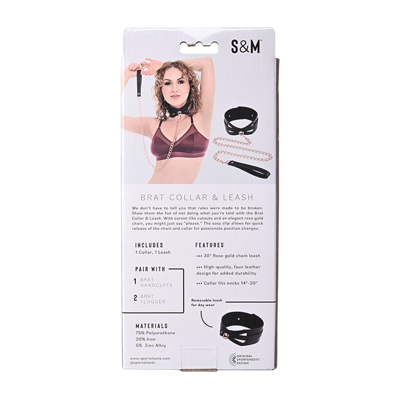 Sportsheets BDSM Sportsheets Brat Collar & Leash
