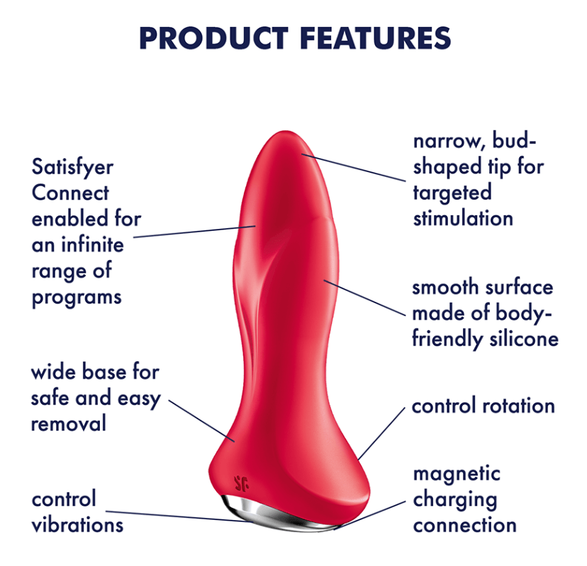 Satisfyer Anal Toys Satisfyer Rotator Plug 1+ Vibrating Plug