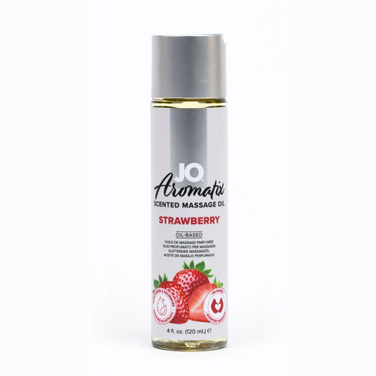 System Jo Aromatix Strawberry Scented Massage Oil