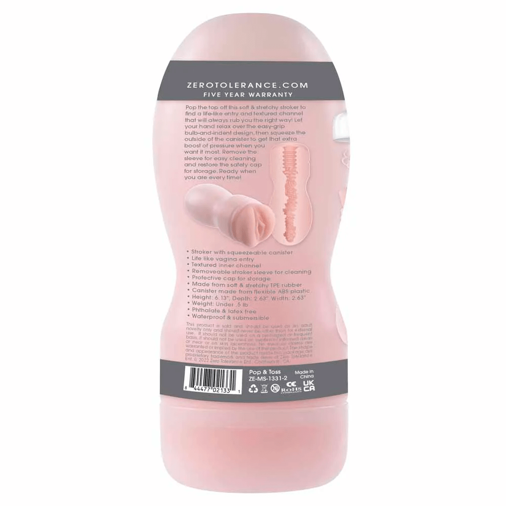 Zero Tolerance Stroker Zero Tolerance Pop & Toss Pocket Stroker