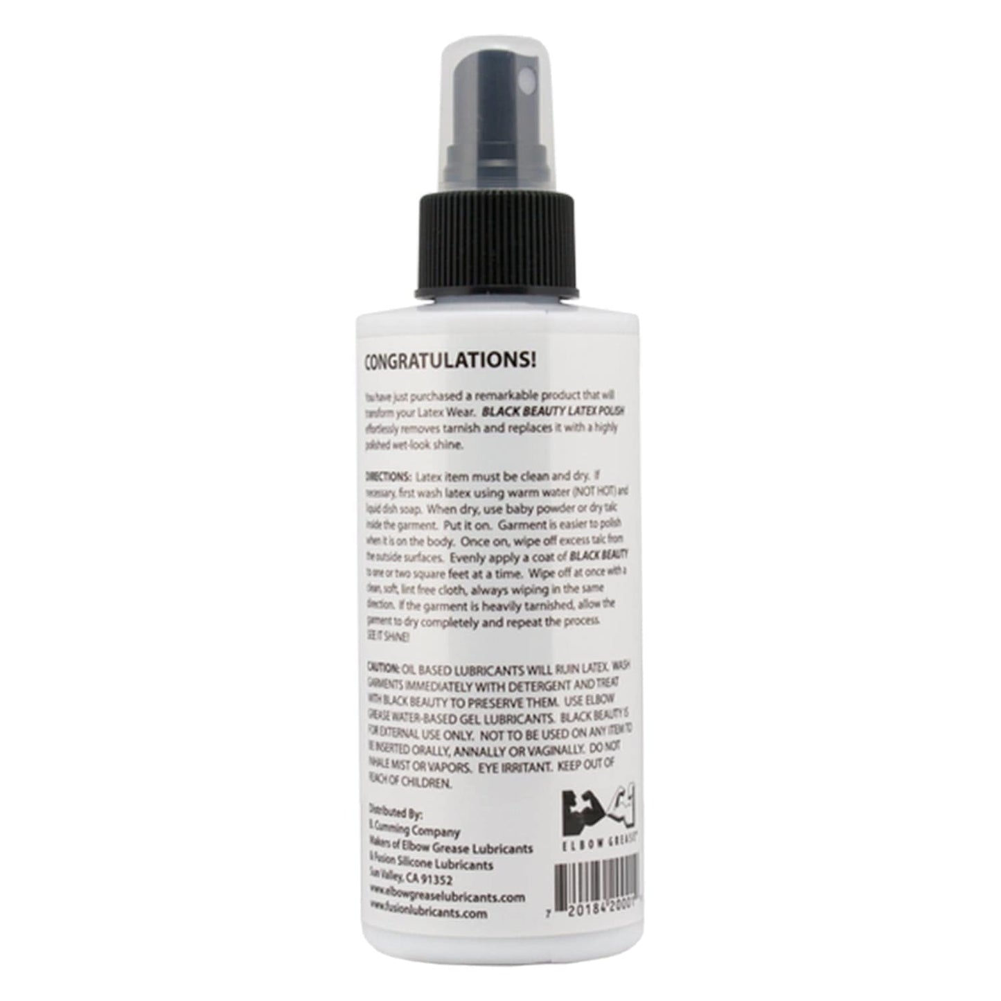 Elbow Grease BDSM Elbow Grease Black Beauty Latex Polish