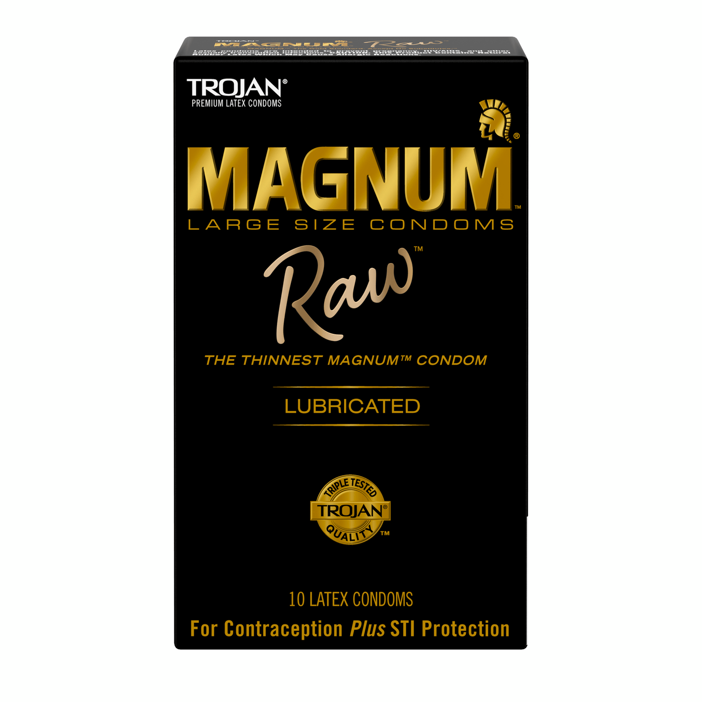 Trojan 10 pack Trojan Magnum Raw Condoms