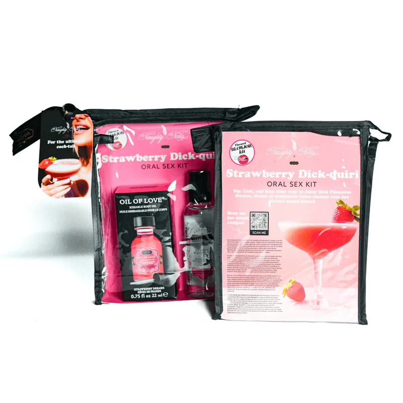 Kama Sutra Lubes & Lotions Kama Sutra Strawberry Dick-quiri Oral Sex Cocktail Kit