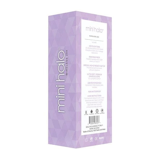Shibari Mini Halo Wand Lilac included components