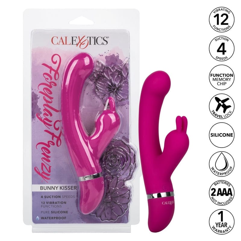 CALEXOTICS Vibrators Calexotics Foreplay Frenzy Bunny Kisser Vibrator