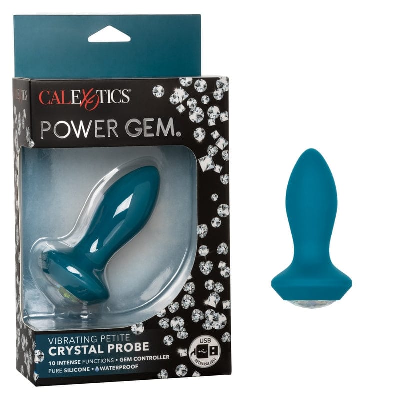 Calexotics Power Gem Vibrating Petite Crystal Probe XOXTOYS