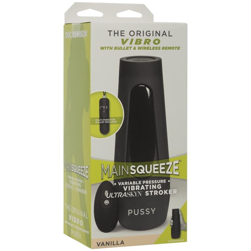 Doc Johnson Main Squeeze The Original Vibro Pussy XOXTOYS Sex Toys Canada