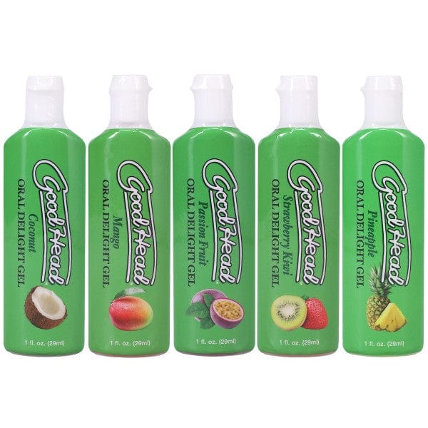 Doc Johnson Lubes & Lotions Doc Johnson Oral Delight Tropical Fruits 5 Pack