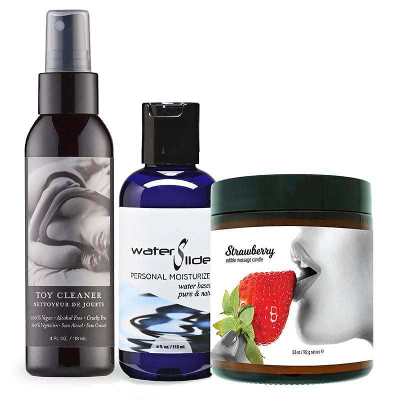 Earthly Body Pleasure kits Earthly Body Play & Pleasure Gift Set Strawberry Scent