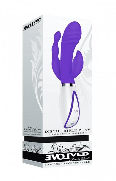 Evolved Disco Triple Play Vibrator XOXTOYS Sex Toys Canada