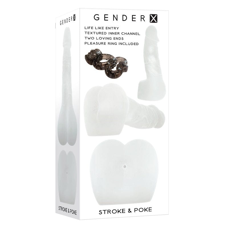 Gender X Stroke Poke Stroker with Cock Ring XOXTOYS Sex Toys