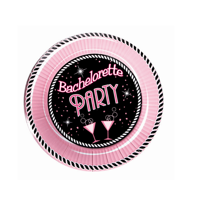 Hott Products Novelties & Parties Hott Products Bachelorette Party Plate 10 inch
