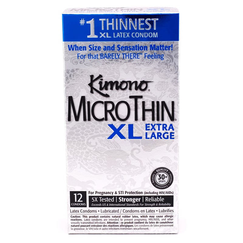 Kimono Condoms Kimono MicroThin Condom Xtra Large
