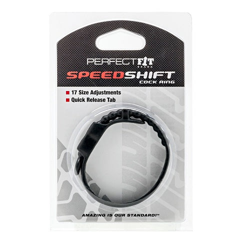 PerfectFit Speed Shift Cock Ring Black XOXTOYS Sex Toys Canada