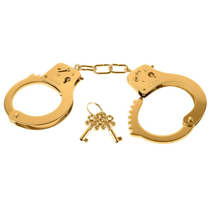 Pipedream Products Bondage & Fetish Pipedream Products Fetish Fantasy Gold Metal Cuffs