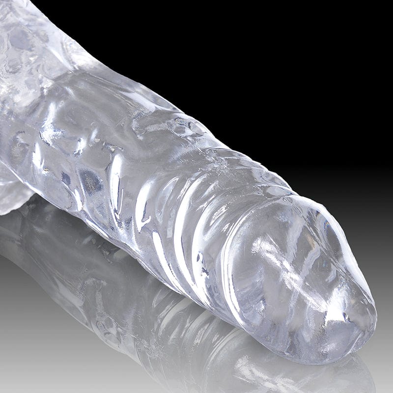 Pipedream Products Dildos Pipedream Products King Cock Clear 4" Cock With Balls