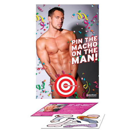 Pipedream Products Pin the Macho on the Man Game - XOXTOYS