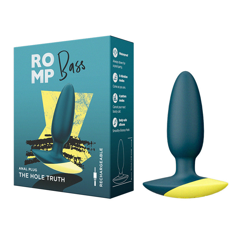 Romp Bass Vibrating Anal Plug XOXTOYS Sex Toys Canada