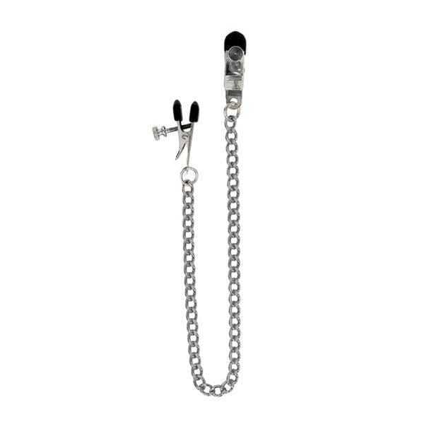Spartacus BDSM Spartacus Broad Tip Clamp with Link Chain