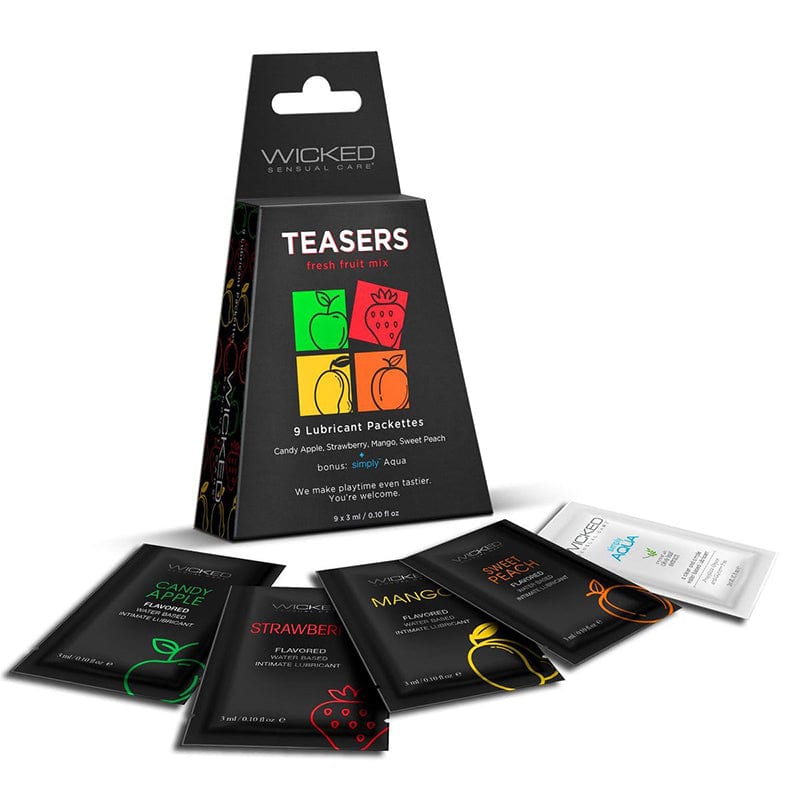Wicked Lubes & Lotions Wicked Teasers Fresh Fruit Mix Packet Lubricant