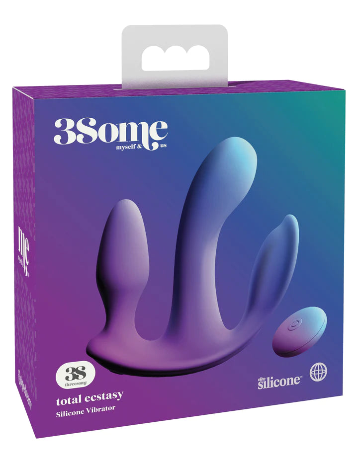 Pipedream Products 3Some Total Ecstasy Silicone Vibrators XOXTOYS