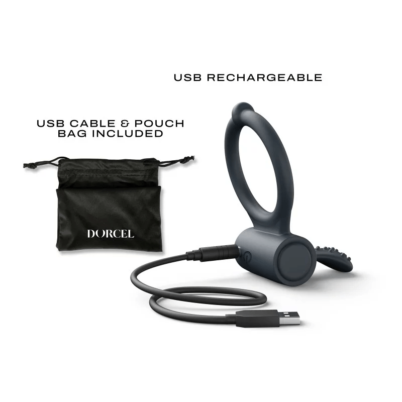 Dorcel Cock Rings Dorcel Power Clit Plus Vibrating Cock Ring