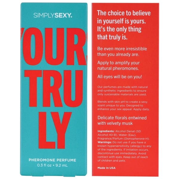 Simply Sexy Sex Attractant Simply Sexy Yours Truly Pheromone Infused Perfume