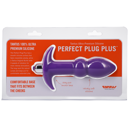 Tantus Perfect Plug Plus Vibe - XOXTOYS