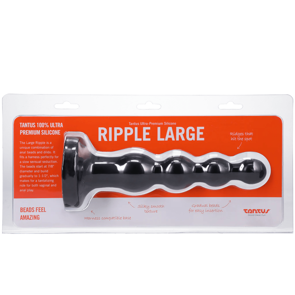 Tantus Large Ripple Plug Smooth Silicone Anal Play XOXTOYS Tantus Large Ripple Plug Smooth Silicone Anal Play XOXTOYS