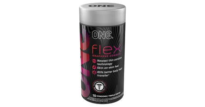 ONE 10 pack ONE FLEX Graphene Condoms