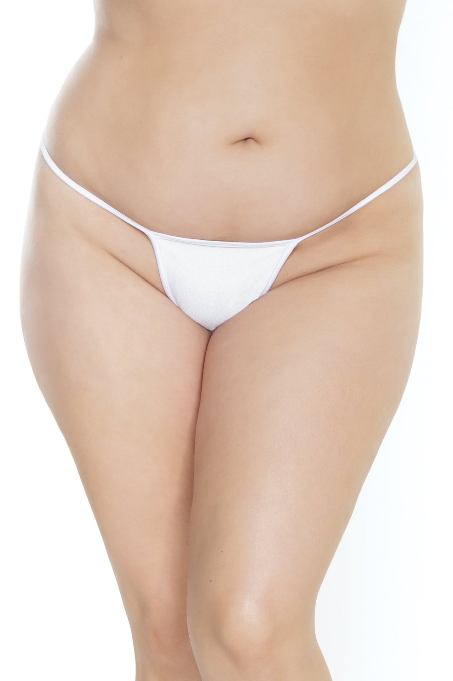 Coquette Low Rise White Lycra G-String - XOXTOYS