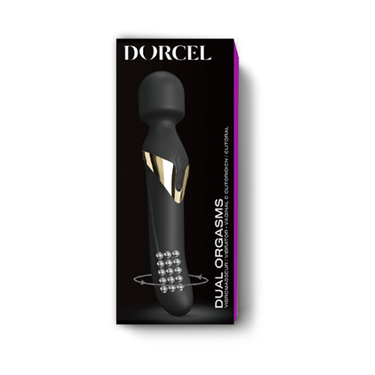 Dorcel Dual Orgasms Gold Wand Massager - XOXTOYS