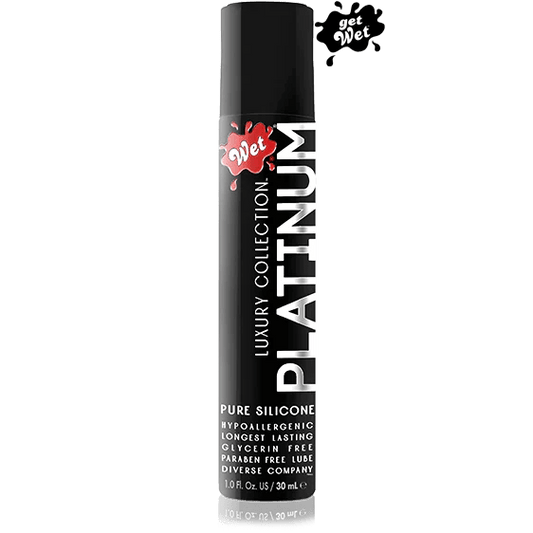 Wet Lubes & Lotions Wet Platinum Luxury Silicone Lubricant 1oz
