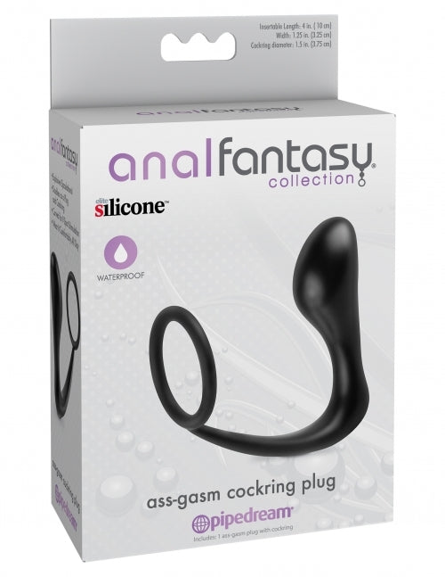 Pipedream Products Anal Fantasy Ass-Gasm Cockring Plug - XOXTOYS