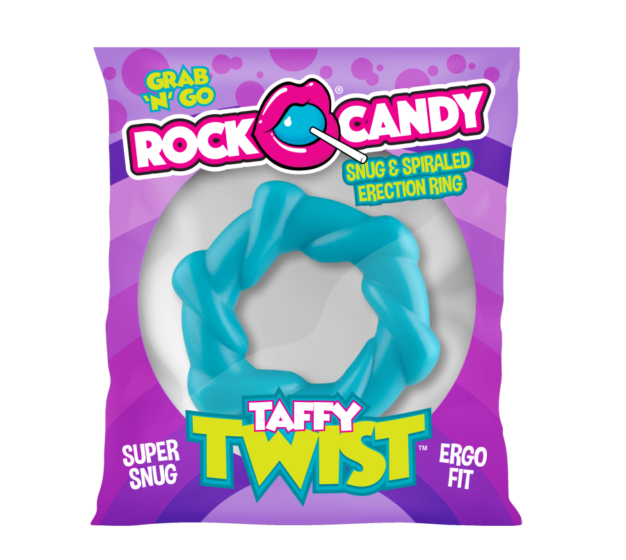 Rock Candy Taffy Twist Cock Ring - XOXTOYS