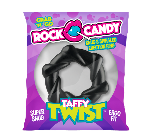 Rock Candy Taffy Twist Cock Ring - XOXTOYS