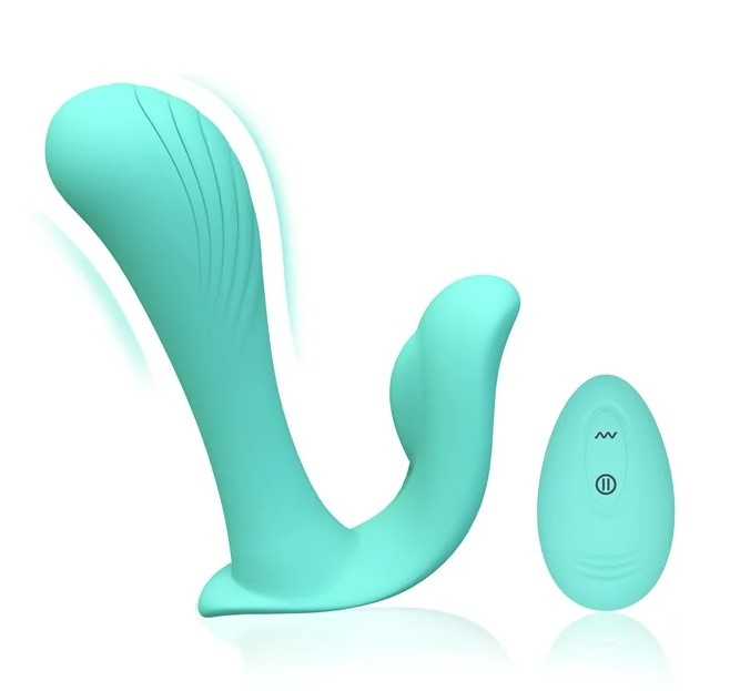 Tracy's Dog Wearable Panty Vibrator with Wireless Remote Control Teal