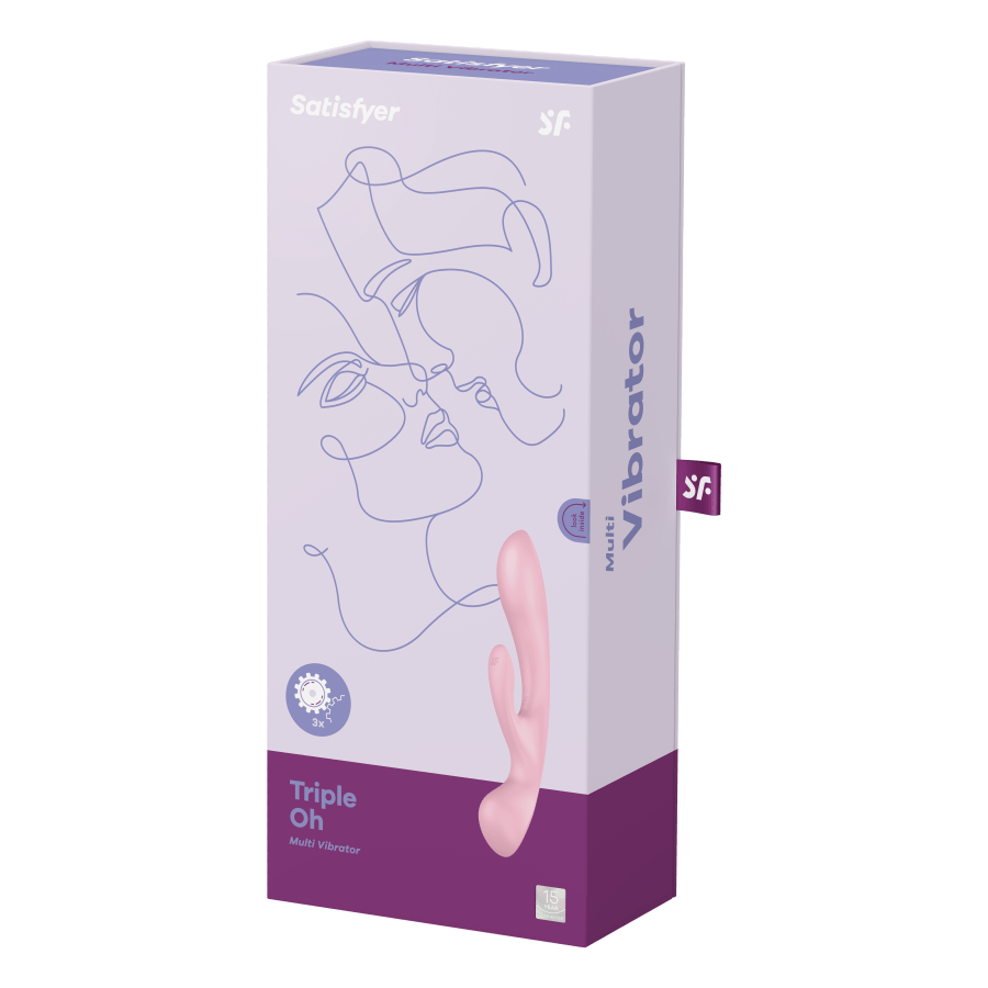 Satisfyer Triple Oh Rabbit Vibrator - XOXTOYS