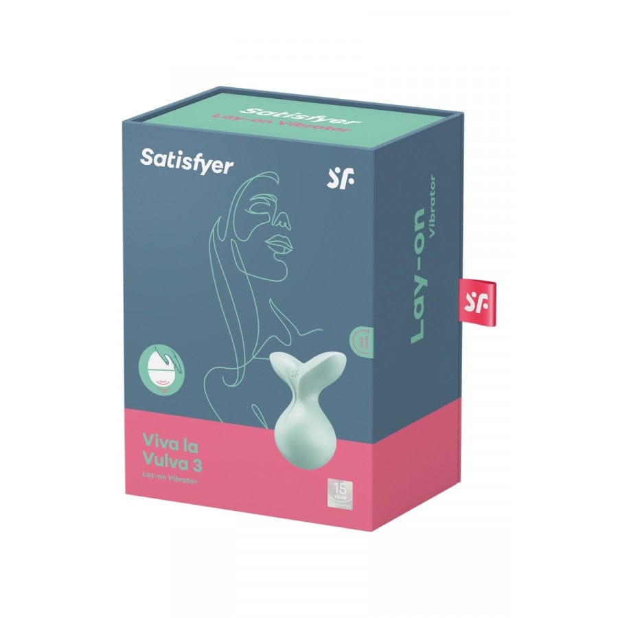 Satisfyer Vibrator Mint Satisfyer Viva La Vulva 3 Lay-On Vibrator